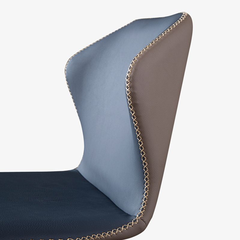 Industrial Style Faux Leather Dining Chairs Wingback Side Chair Clearhalo ' kitchen&dining_furn' 'Dining Chairs' 'Dining Tables & Seating' 'dining_chair' 'furn' 'furn_dining_chair' 'Furniture' 'furniture_dining_chair' 'Kitchen & Dining Furniture' 'kitchen' 1200x1200_b49e8048-d52d-47dd-91ff-7fe2689e9aad