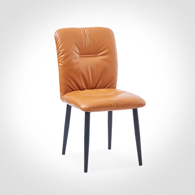 Sedie laterali sala da pranzo sedia da cucina in pelle finta industriale per casa