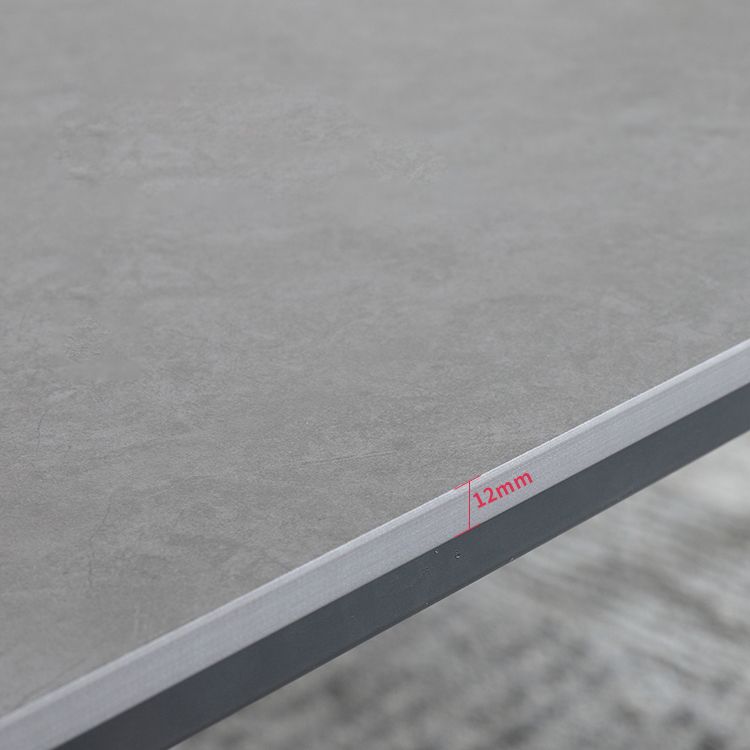 Modern Metal Frame Style Sintered Stone Rectangular Dining Table Set with 4 Legs Base Clearhalo 'Dining Room Sets' 'Dining Tables & Seating' 'dining_room_set' 'furn' 'furn_dining_room_set' 'Furniture' 'furniture_dining_room_set' 'Kitchen & Dining Furniture' 'kitchen&dining_furn' 'kitchen' 1200x1200_b49f843c-8847-4508-ab00-271f9311f8ff