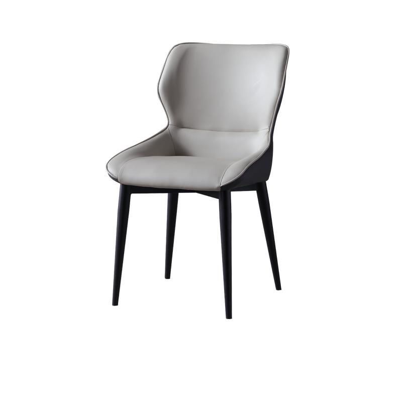 Industrial Design Wingback Parsons Chair Faux Leather Dining Chairs Clearhalo 'Dining Chairs' 'Dining Tables & Seating' 'dining_chair' 'furn' 'furn_dining_chair' 'Furniture' 'furniture_dining_chair' 'Kitchen & Dining Furniture' 1200x1200_b49fc805-0f9b-439e-a1b2-a32bb3995c22