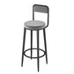 Modern Style Bar Table Set 1/2/3 Pieces Stone Rectangle Bistro Set for Indoor Clearhalo 'Bar Furniture' 'furn' 'furn_home_bar_bar_sets' 'Furniture' 'Home Bars & Bar Sets' 'home_bar_bar_sets' 'Kitchen & Dining Furniture' 1200x1200_b4a2a855-18a4-43ee-8c7f-7b4493cde231