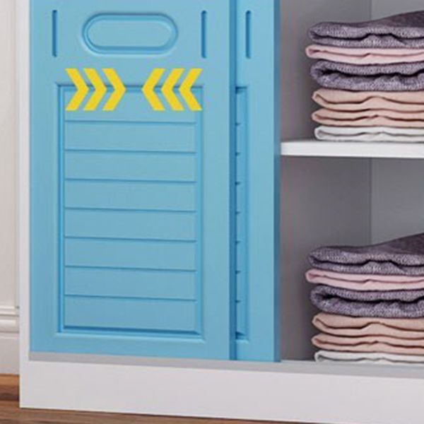 Modern Style Wardrobe Wood 2-Door Wardrobe Closet for Bedroom