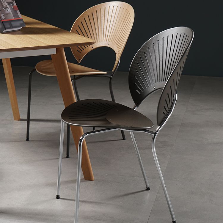 Contemporary Metal Dining Chair for Home Use Open Back Dining Side Chair Clearhalo ' kitchen&dining_furn' 'Dining Chairs' 'Dining Tables & Seating' 'dining_chair' 'furn' 'furn_dining_chair' 'Furniture' 'furniture_dining_chair' 'Kitchen & Dining Furniture' 'kitchen' 1200x1200_b4a30af0-b97f-4b1e-8ad4-95ba9c4e3549