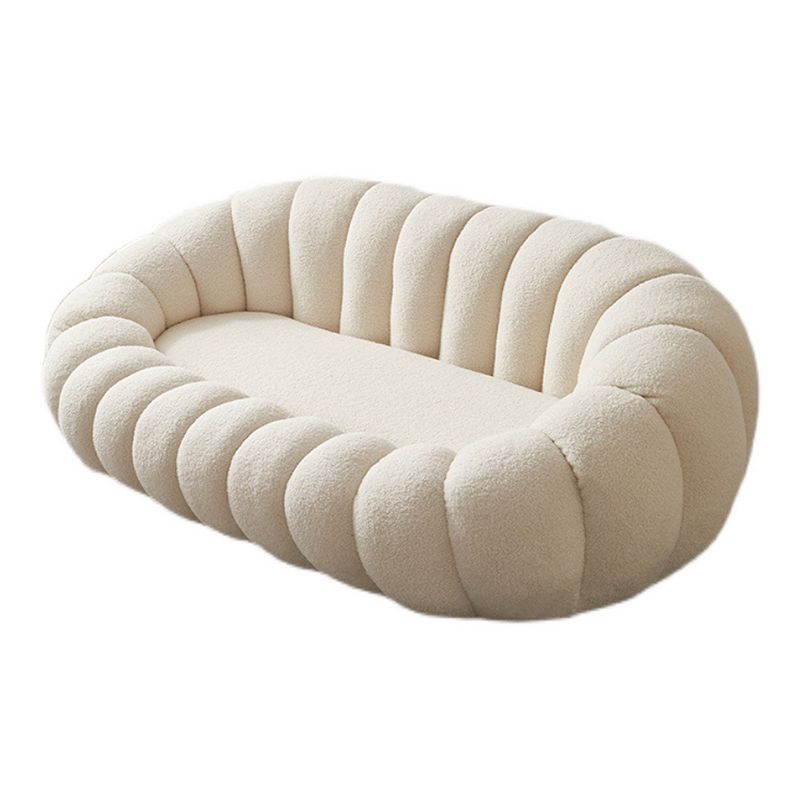 Sofá de brazo inclinado de 2/3 plazas moderna 39.37 "D Sofá de almohada cosida