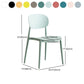 Contemporary Stackable Chairs Open Back Kitchen Armless Chairs with Plastic Legs Clearhalo 'Dining Chairs' 'Dining Tables & Seating' 'dining_chair' 'furn' 'furn_dining_chair' 'Furniture' 'furniture_dining_chair' 'Kitchen & Dining Furniture' 1200x1200_b4a68226-4a23-4195-bf62-f091fac230d2