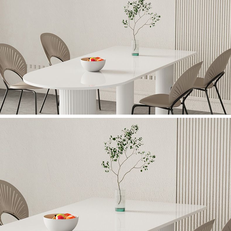 Modern 1/2/4/5 Pieces Dining Set Rectangle Stone Dining Table for Dining Room Clearhalo 'Dining Room Sets' 'Dining Tables & Seating' 'dining_room_set' 'furn' 'furn_dining_room_set' 'Furniture' 'furniture_dining_room_set' 'Kitchen & Dining Furniture' 1200x1200_b4a792e1-7ee2-46b2-941d-6838a068f532