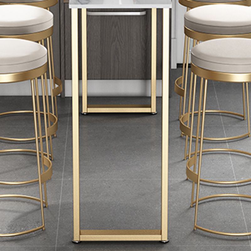 Scandinavian Backless Round BarStools for Home Upholstered Counter Height Stool Clearhalo 'Bar Furniture' 'Bar Stools' 'bar_stools' 'furn' 'furn_bar_stools' 'Furniture' 'furniture_bar_stools' 'Kitchen & Dining Furniture' 1200x1200_b4a7d103-5789-4321-ab4a-a5864b935790