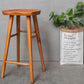 Industrial Armless Backless Counter Stool Rubber Wood Bar Stool with Pedal Clearhalo 'Bar Furniture' 'Bar Stools' 'bar_stools' 'furn' 'furn_bar_stools' 'Furniture' 'Kitchen & Dining Furniture' 1200x1200_b4a99be3-be51-470d-84b9-b422bd80fd60