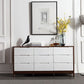 Rubber Wood Living Room Sideboard Cabinet Modern Buffet Server Cabinet with Drawer Clearhalo 'buffet_sideboard' 'Buffets & Sideboards' 'furn' 'furn_buffet_sideboard' 'Furniture' 'furniture_buffet_sideboard' 'Kitchen & Dining Furniture' 1200x1200_b4ad75f6-0cbb-4dd6-ad4e-d2f06de7d3ab