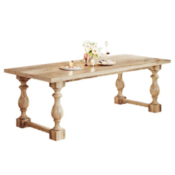 Farmhouse Style 1/2/4/7 Pieces Dining Set Solid Wood Dining Table with Chairs Clearhalo 'Dining Room Sets' 'Dining Tables & Seating' 'dining_room_set' 'furn' 'furn_dining_room_set' 'Furniture' 'furniture_dining_room_set' 'Kitchen & Dining Furniture' 'kitchen&dining_furn' 'kitchen' 1200x1200_b4af3f17-a6c9-447c-a365-84569e79be29