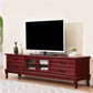 Modern TV Media Console Wooden TV Media Stand with 4 Drawers Clearhalo 'furn' 'furn_tv_stands_entertainment_centers' 'Furniture' 'Living Room Furniture' 'TV Stands & Entertainment Centers' 'TV Stands & Media Storage Furniture' 'tv_stands_entertainment_centers' 1200x1200_b4b01438-8bf7-4f28-b197-1ffd63b3c6b1