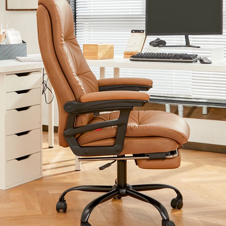 Padded Arms Office Chair Tilt Mechanism No Distressing Ergonomic Slide Chair Clearhalo 'furn' 'furn_office_chair' 'Furniture' 'Office Chairs' 'Office Furniture' 'office_chair' 1200x1200_b4b10e1c-e123-43bc-bc5f-da63ad6d7a5a