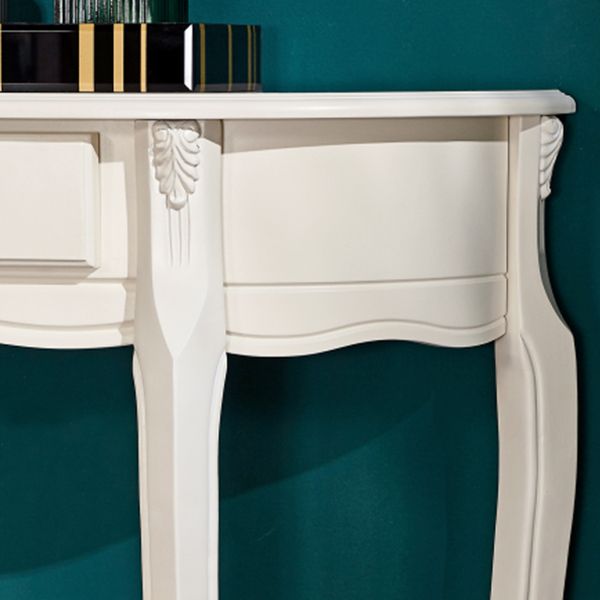 Mesa de madera moderna de mediados de siglo Media de la mitad de la mesa de la consola de sofá luna para Hall