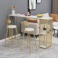 1/2/3 Pieces Bar Table Set Modern Rectangle Sintered Stone Bar Table with Low Back Stools Clearhalo 'Bar Furniture' 'furn' 'furn_home_bar_bar_sets' 'Furniture' 'Home Bars & Bar Sets' 'home_bar_bar_sets' 'Kitchen & Dining Furniture' 1200x1200_b4ba3383-bae2-4237-bafc-276651cc14d8