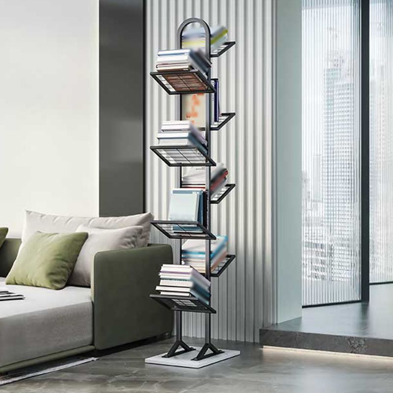Modern Style Metal Bookshelf Etagere Shelf Bookcase for Home Clearhalo 'Bookcases' 'furn' 'furn_bookcases' 'Furniture' 'furniture_bookcases' 'kitchen' 'kitchen_bookcases' 'Living Room Furniture' 'Office Furniture' 1200x1200_b4ba420d-1c51-4e30-af26-a90052c88b67