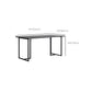 Modern 1/2 Pieces Dining Set Rectangle Wood Dining Table for Dining Room Clearhalo 'Dining Room Sets' 'Dining Tables & Seating' 'dining_room_set' 'furn' 'furn_dining_room_set' 'Furniture' 'Kitchen & Dining Furniture' 1200x1200_b4ba8cf1-6bcd-4e3c-ac7a-e0b361ddd6f2