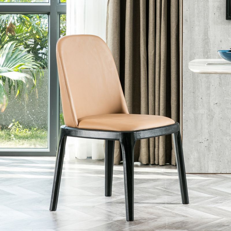 Cucina sedie da pranzo imbottite in casa sedia in fico in pelle parsons