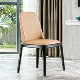 Cucina sedie da pranzo imbottite in casa sedia in fico in pelle parsons