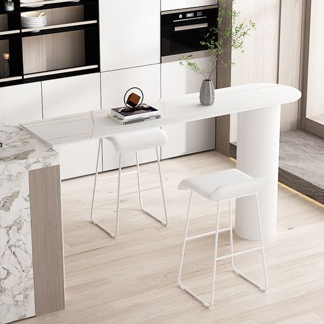Moderne bartafel van gesinterd steen, eettafel voor keuken, woonkamer, koffiekamer