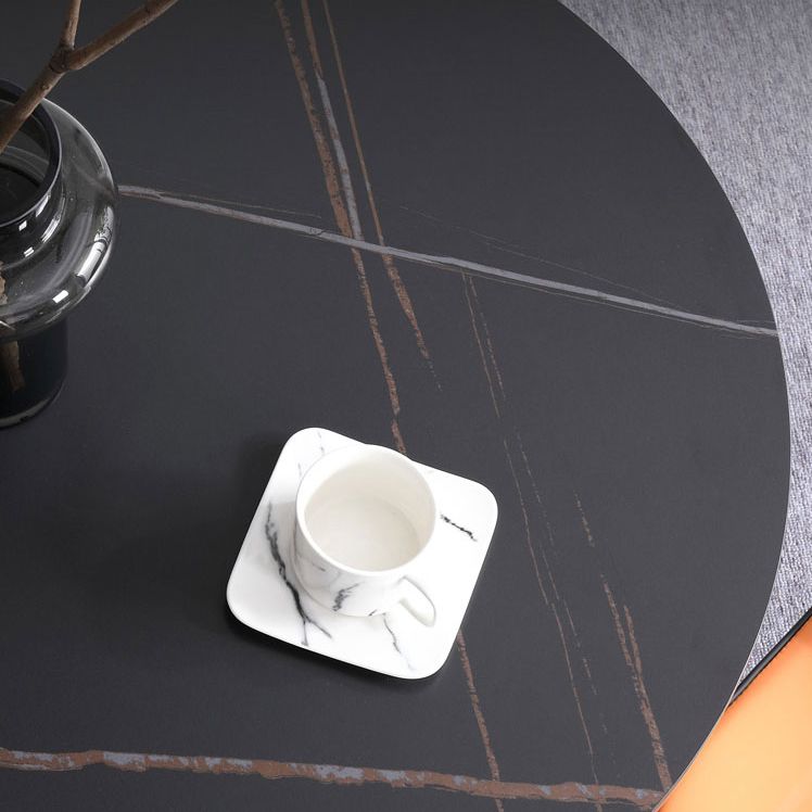 Modern Style Sintered Stone Dining Room Set Black Round Table Formal Dining Table Furniture Clearhalo 'Dining Room Sets' 'Dining Tables & Seating' 'dining_room_set' 'furn' 'furn_dining_room_set' 'Furniture' 'furniture_dining_room_set' 'Kitchen & Dining Furniture' 'kitchen&dining_furn' 'kitchen' 1200x1200_b4c31b18-058f-4ec2-a78a-1a09c4d04bc6