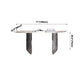 Metal Traditional Luxury Table Rectangular Sintered Stone Table Clearhalo ' dining_table' 'Dining Tables & Seating' 'Dining Tables' 'furn' 'furn_dining_table' 'Furniture' 'furniture_dining_table' 'Kitchen & Dining Furniture' 'kitchen&dining_furn' 'kitchen' 'kitchen_dining_table' 1200x1200_b4c3c5e8-af9b-4c35-a4a0-b61a2cc69c93