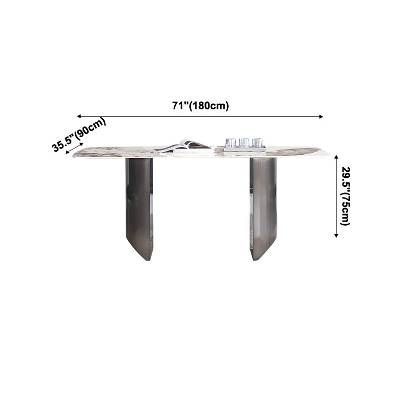 Metal Traditional Luxury Table Rectangular Sintered Stone Table Clearhalo ' dining_table' 'Dining Tables & Seating' 'Dining Tables' 'furn' 'furn_dining_table' 'Furniture' 'furniture_dining_table' 'Kitchen & Dining Furniture' 'kitchen&dining_furn' 'kitchen' 'kitchen_dining_table' 1200x1200_b4c3c5e8-af9b-4c35-a4a0-b61a2cc69c93