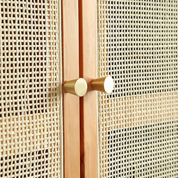 Armadio in legno massiccio di pino moderno guardaroba autoportante con gambe