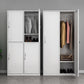 Modern scharnierende garderobe Armoire stalen garderobe kast voor slaapkamer