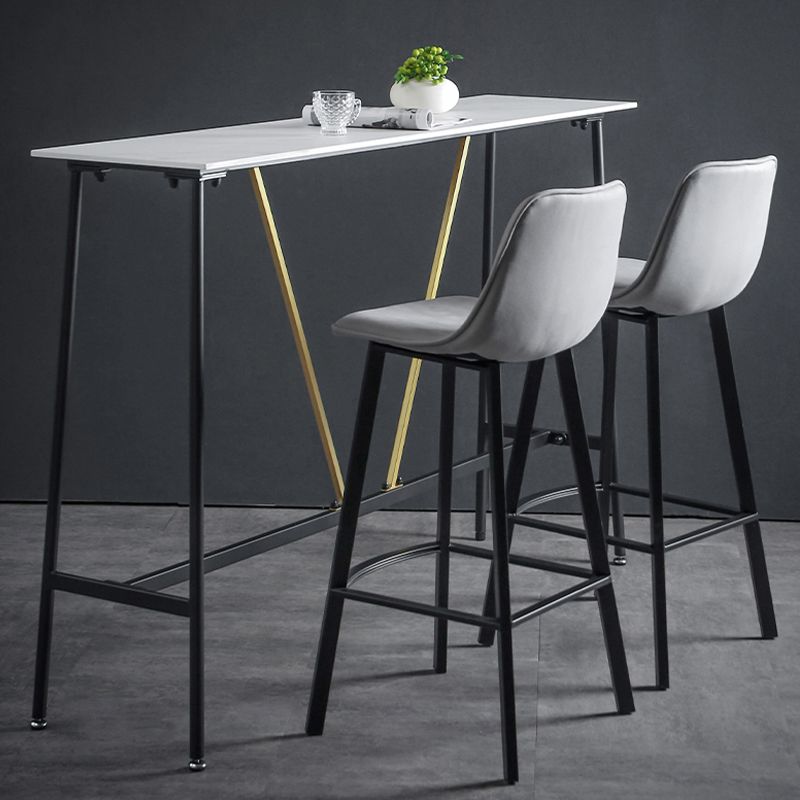 Industrial Style Bar-stool Iron Legs Counter Stool for Restaurant Bar Clearhalo 'Bar Furniture' 'Bar Stools' 'bar_stools' 'furn' 'furn_bar_stools' 'furniture_bar_stools' 'Kitchen & Dining Furniture' 'kitchen&dining_furn' 'kitchen' 'kitchen_furn' Furniture' 1200x1200_b4c65e6e-343e-4320-b577-b57e89468003