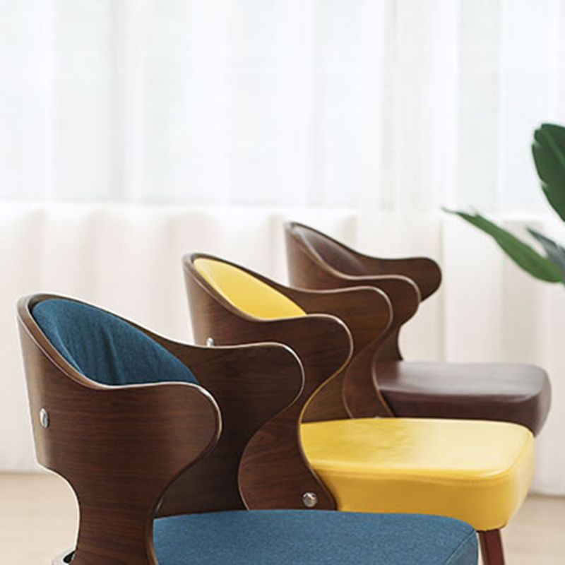 Nordic Style Counter and Bar Stool Backrest Solid Wood Upholstered Counter Chair Clearhalo 'Bar Furniture' 'Bar Stools' 'bar_stools' 'furniture_bar_stools' 'Kitchen & Dining Furniture' 'kitchen&dining_furn' 'kitchen' 'kitchen_furn' Furniture' 1200x1200_b4c84287-aaa9-46da-b773-8f735558a2d6