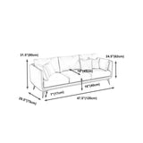 Contemporary Pillow Top Arm Reclining Sofa with Sewn Pillow Back Clearhalo 'furn' 'furn_sofas' 'Furniture' 'furniture_sofas' 'kitchen' 'kitchen_sofas' 'Living Room Furniture' 'Sofa' 'sofas' 1200x1200_b4cbd159-1b1c-4dc5-8bf5-0d97557685c9