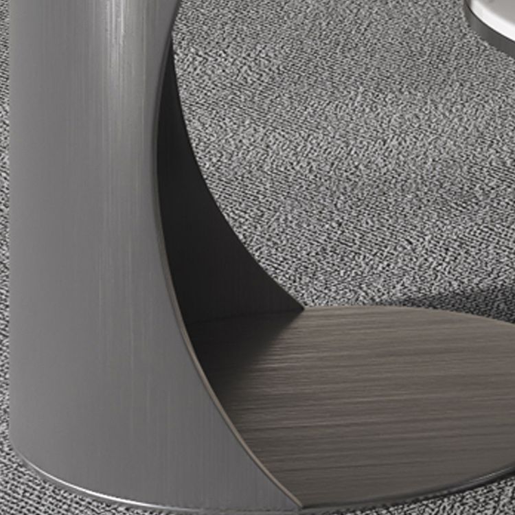 27 "breit weiße zeitgenössische Schieferglanzkaffee Cocktailtisch beenden