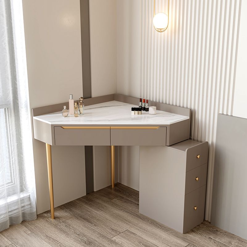 Slate Top Makeup Vanity Set with Drawers, Glam Makeup Vanity Desk Table Clearhalo 'Bedroom Furniture' 'furn' 'furn_makeup_vanities' 'Furniture' 'Makeup Vanities' 'makeup_vanities' 1200x1200_b4cf2584-4981-4691-ad6a-2235a7f75317