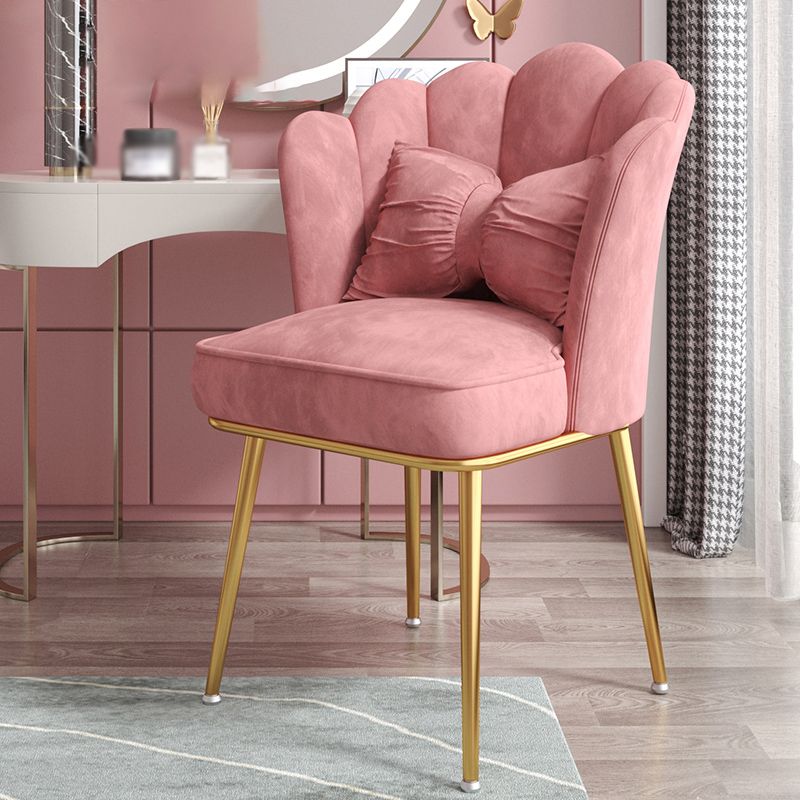 Scandinavian Style Upholstered Armless Dining Chair Solid Back Single Chair for Home Clearhalo ' kitchen&dining_furn' 'Dining Chairs' 'Dining Tables & Seating' 'dining_chair' 'furn' 'furn_dining_chair' 'Furniture' 'furniture_dining_chair' 'Kitchen & Dining Furniture' 'kitchen' 1200x1200_b4cf39c4-8c33-484a-8703-436099110228