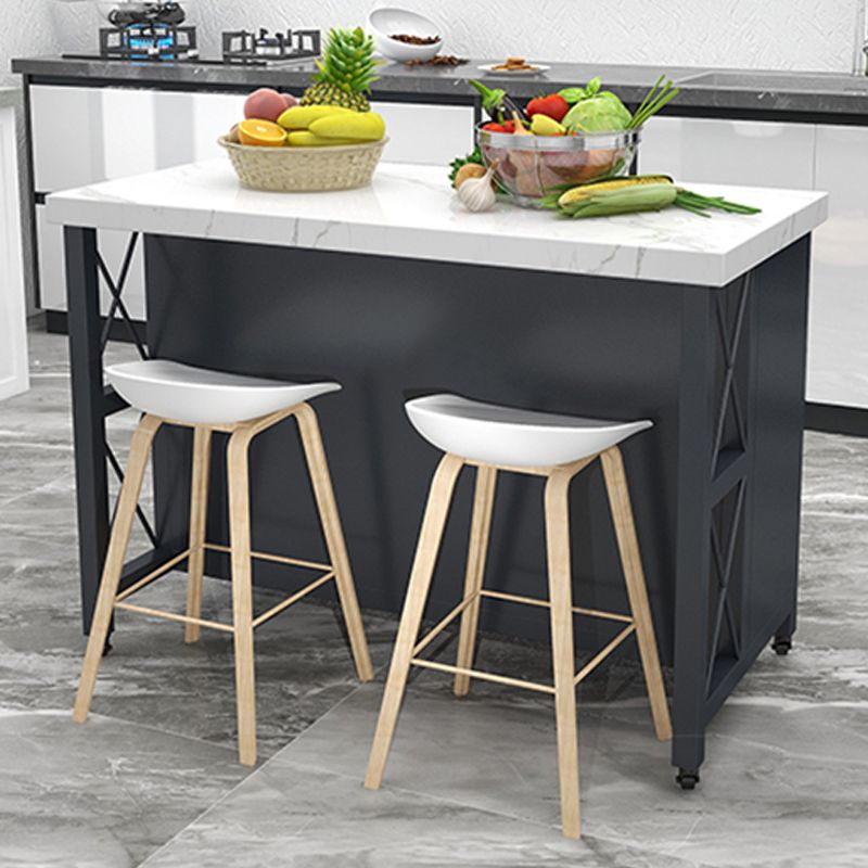 Tavolo da pranzo moderno da cucina per cucina tavolo da preparazione con armadio