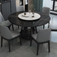 Contemporary Sintered Stone Round Dining Table Standard Kitchen Dining Table with Pedestal Base Clearhalo ' dining_table' 'Dining Tables & Seating' 'Dining Tables' 'furn' 'furn_dining_table' 'Furniture' 'furniture_dining_table' 'Kitchen & Dining Furniture' 'kitchen&dining_furn' 'kitchen' 'kitchen_dining_table' 1200x1200_b4d11476-7c06-4d80-b9bb-58e400c6470e