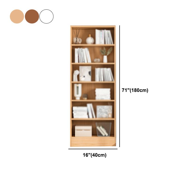 Contemporary Style Bookshelf Engineered Wood Closed Back Shelf Bookcase Clearhalo 'Bookcases' 'Furniture' 'furniture_bookcases' 'kitchen' 'kitchen_bookcases' 'Living Room Furniture' 'Office Furniture' 1200x1200_b4d14249-d334-4c98-a3ed-589fce0f8a73
