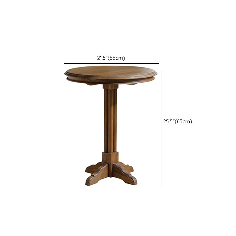 Modern Wood Geometric Dining Table Teak Wood Base for Dining Room Clearhalo 'Dining Tables & Seating' 'Dining Tables' 'dining_table' 'furn' 'furn_dining_table' 'Furniture' 'Kitchen & Dining Furniture' 1200x1200_b4d36994-bd68-4992-952c-c5d2deb69c1b