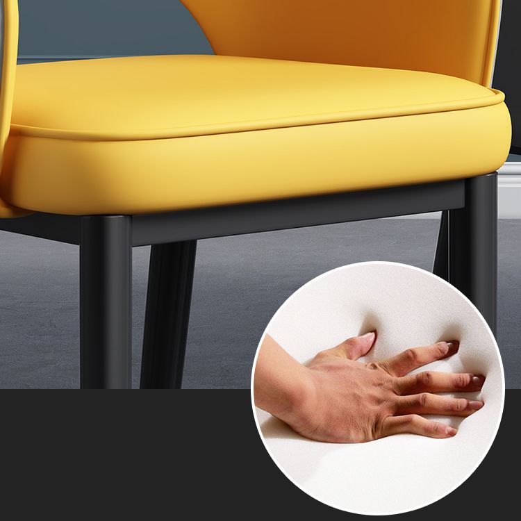 Silla de comedor de estilo contemporáneo silla de brazo con tapicería