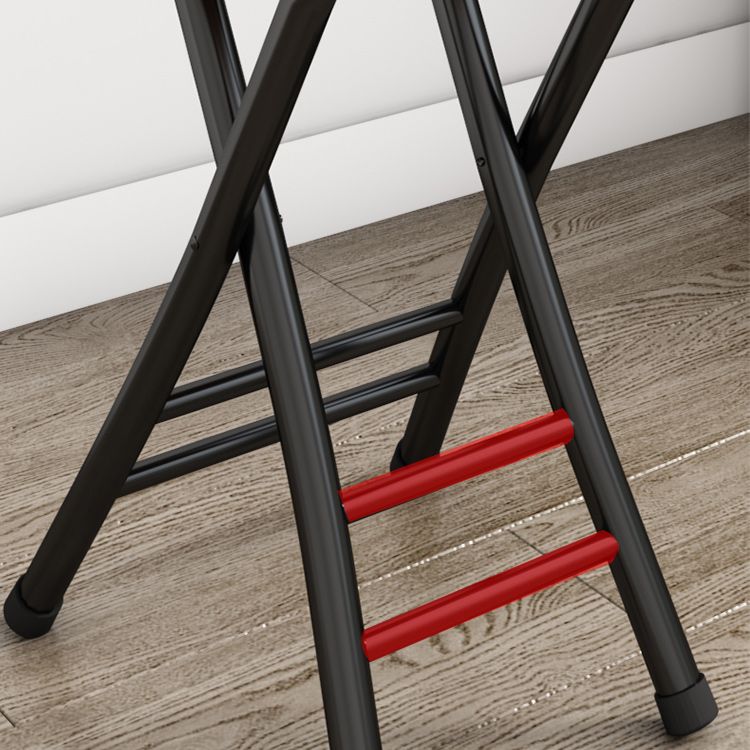 Modernes Metall Open Rückenklapper armloser Esstühle (Set 4/8)