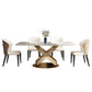 Luxury 1/2/5/6/7 Pieces Dining Set Sintered Stone Dining Table with Leather Chairs Clearhalo 'Dining Room Sets' 'Dining Tables & Seating' 'dining_room_set' 'furn' 'furn_dining_room_set' 'Furniture' 'furniture_dining_room_set' 'Kitchen & Dining Furniture' 'kitchen&dining_furn' 'kitchen' 1200x1200_b4dc27a3-1718-4e18-a77c-c0434699942f
