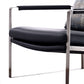Chaise de bras en cuir fausse 28,74 "L x 31,88" W x 29.13 "H fauteuil accent pour le salon
