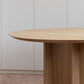 Modern Wood Pedestal Base Table Natural Round Dining Room Kitchen Table Clearhalo 'Dining Tables & Seating' 'Dining Tables' 'dining_table' 'furn' 'furn_dining_table' 'Furniture' 'Kitchen & Dining Furniture' 1200x1200_b4dfba15-60fd-4b18-af6e-c241aa324477