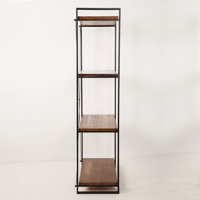 Wooden Open Back Bookshelf Etagere Industrial Bookcase with Shelves Clearhalo 'Bookcases' 'furn' 'furn_bookcases' 'Furniture' 'Office Furniture' 1200x1200_b4e02829-8f8e-4086-b04e-37ca619af389