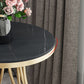 24.8" Tall Round Side Accent Table Metal Frame Nesting End Table Clearhalo 'Coffee & Accent Tables' 'End & Side Tables' 'end_side_tables' 'furn' 'furn_end_side_tables' 'Furniture' 'Living Room Furniture' 1200x1200_b4e0af2f-1a72-49de-8623-08cccde77a2a