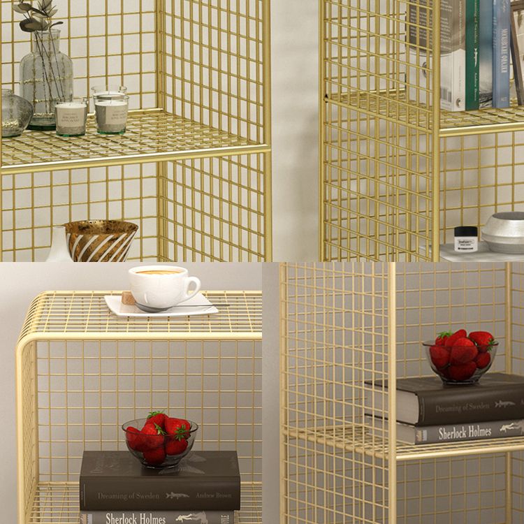 Contemporary Iron Standard Bookshelf Vertical Closed Back Bookcase for Home Clearhalo 'Bookcases' 'furn' 'furn_bookcases' 'Furniture' 'furniture_bookcases' 'Office Furniture' 1200x1200_b4e15a99-3608-4893-9739-acccfac00597