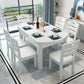 Extendable Dining Table Wood Dining Table for Kitchen Dining Room Clearhalo 'Dining Tables & Seating' 'Dining Tables' 'dining_table' 'furn' 'furn_dining_table' 'Furniture' 'Kitchen & Dining Furniture' 1200x1200_b4e2605b-1d7d-4dfa-8395-814795ddea7e