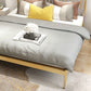 Modern Open-Frame Bed Iron Rectangular Standard Bed with Metal Legs Clearhalo 'Bedroom Furniture' 'Beds' 'furn' 'furn_beds' 'Furniture' 1200x1200_b4e3afc2-ea4a-40dd-8c7e-b0b6e697b33b