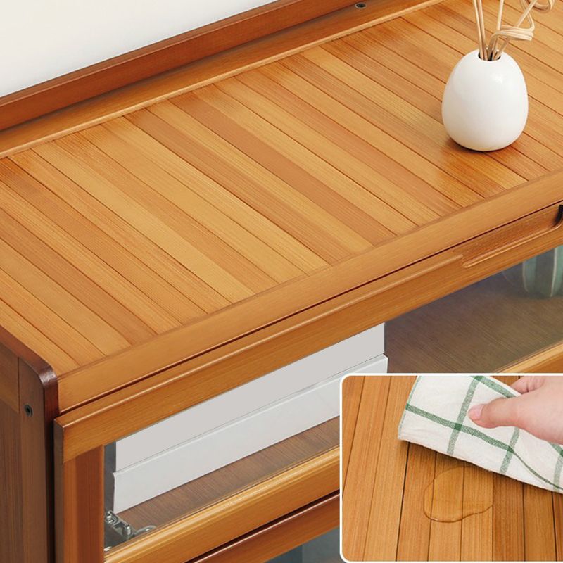 Modern Bamboo Barrister Bookcase Closed Back Bookcase for Home Office Clearhalo 'Bookcases' 'furn' 'furn_bookcases' 'Furniture' 'furniture_bookcases' 'kitchen' 'kitchen_bookcases' 'Living Room Furniture' 'Office Furniture' 1200x1200_b4e482eb-600b-4d8b-8eb7-051dcac8b337