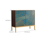 Manufactured Wood Storage Chest Glam Style Storage Chest Dresser